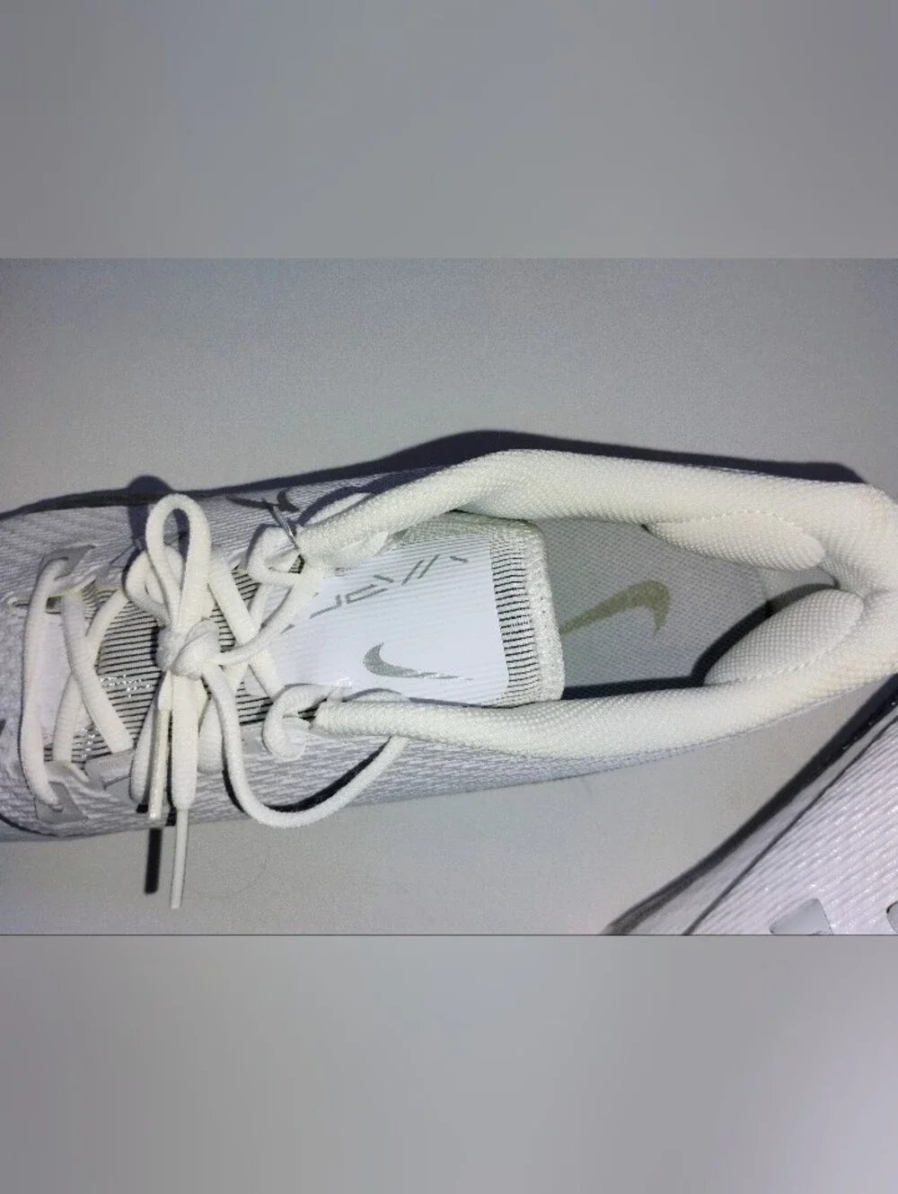Brand New Nike Vapor Edge Football Cleats White/Silver DA5455-102 Men's US 16 D